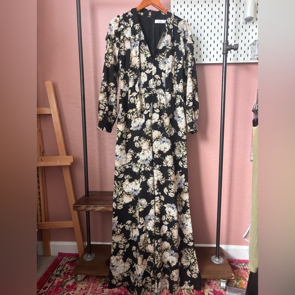 ALI & JAY Black Floral Long Sleeve Jumpsuit